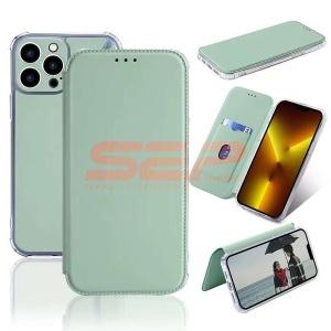 Husa FlipCover Magnet Piano Xiaomi Redmi 12C Light Green - Img 3