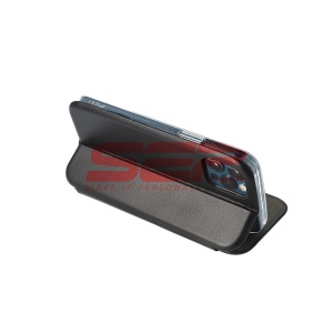 Husa FlipCover Round Apple iPhone 13 mini Black - Img 3