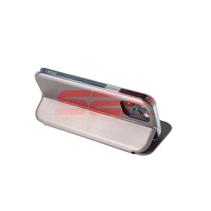 Husa FlipCover Round Apple iPhone 13 Pro Fossil Gray - Img 4