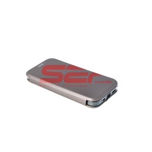 Husa FlipCover Round Apple iPhone 13 Pro Max Fossil Gray - Img 5