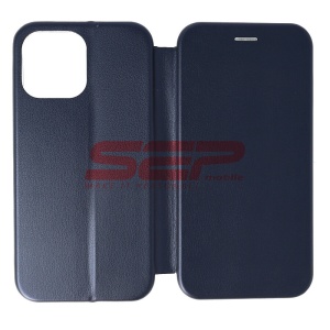 Husa FlipCover Round Apple iPhone 13 Pro Max Midnight Blue - Img 1