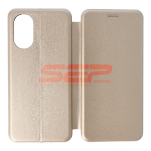 Husa FlipCover Round Oppo A38 Gold