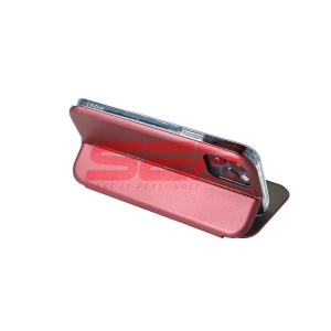 Husa FlipCover Round Samsung Galaxy A01 Core Wine - Img 4