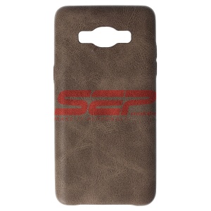 Husa Leather Vintage Tatoo Samsung Galaxy J5 2016 BROWN