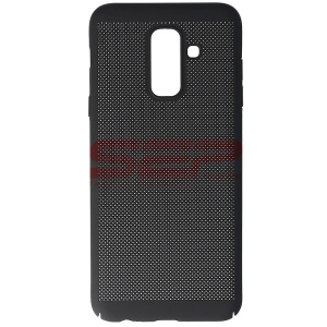 Husa Metallic Mesh Samsung Galaxy A6+ (2018) BLACK