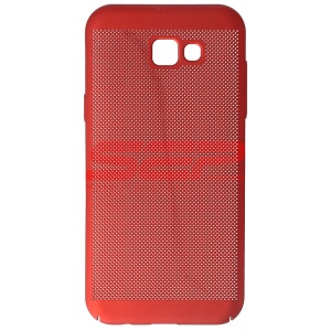 Husa Metallic Mesh Samsung Galaxy A7 (2017) RED
