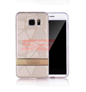 Husa Motomo 3D Stones Apple iPhone 7 LIGHT GOLD - Img 2