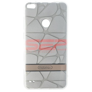 Husa Motomo 3D Stones Huawei P8 Lite (2017) / P9 Lite (2017) SILVER - Img 1