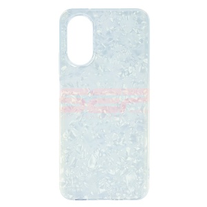 Husa silicon Aurora Shell Oppo A17 White - Img 2