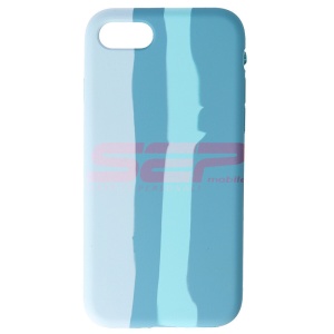 Husa silicon High Copy Rainbow Apple iPhone 7 No.03 - Img 1