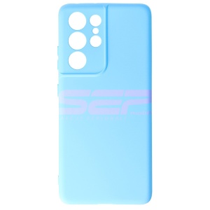 Husa silicon High Copy Samsung Galaxy S21 Ultra Light Blue - Img 1