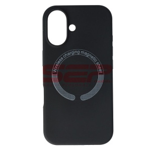 Husa silicon Mag Cover Apple iPhone 16 Black
