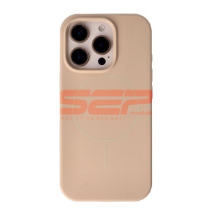 Husa Soft Silicone Magsafe Apple iPhone 16 Pro Desert Titanium - Img 2
