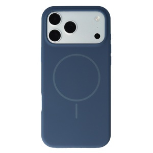 Husa Soft Silicone Magsafe Apple iPhone 17 Pro Max Blue