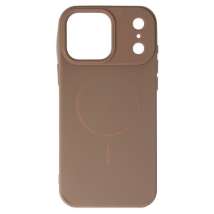 Husa Soft Silicone Magsafe Apple iPhone 17 Pro Max Brown