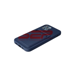 Husa TPU Card Holder Apple iPhone 12 Pro Navy - Img 2