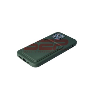 Husa TPU Card Holder Samsung Galaxy A72 Dark Green - Img 2