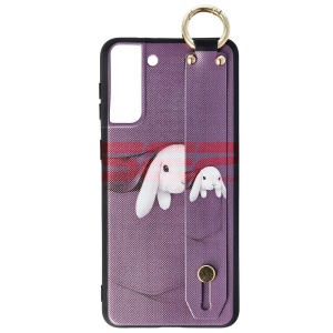 Husa TPU Crossbody Design Samsung Galaxy S21 Plus Rabbit - Img 1