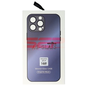 Husa TPU Frosted Glass Apple iPhone 15 Plus Graphite - Img 2