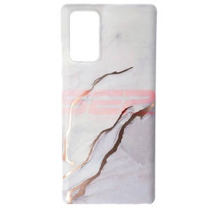 Husa TPU IMD Matte Gold Samsung Galaxy Note 20 5G Design 02