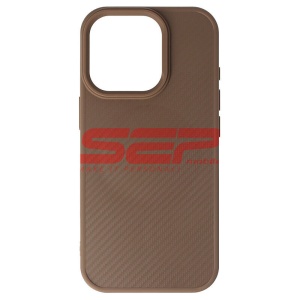 Husa TPU Kevlar Magsafe Apple iPhone 16 Pro Coffee - Img 1