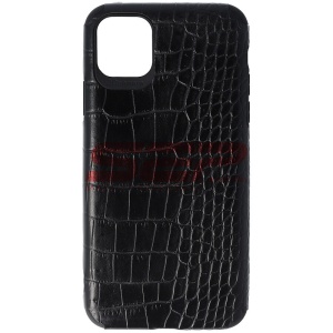 Husa TPU Leather Crocodile Apple iPhone 11 Pro Max Black