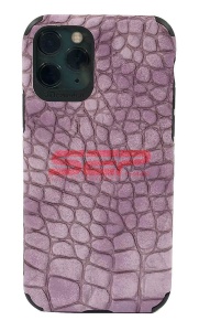 Husa TPU Leather Crocodile Samsung Galaxy A70 Lavender - Img 2