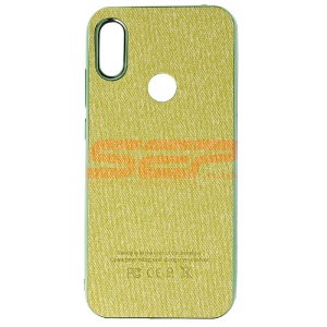 Husa TPU Leather Denim Huawei Y6 2019 Green - Img 1