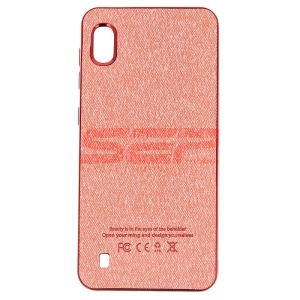 Husa TPU Leather Denim Samsung Galaxy A10 Rose Gold