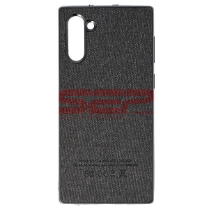Husa TPU Leather Denim Samsung Galaxy Note 10 Plus Black - Img 1