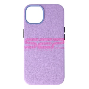 Husa TPU Leather Magsafe Apple iPhone 14 Purple