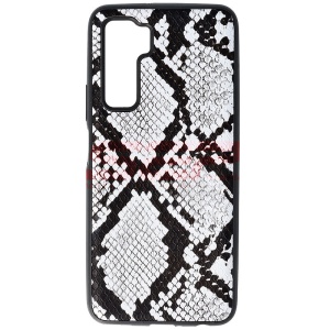Husa TPU Leather Snake Huawei P40 Lite 5G / nova 7 SE Silver - Img 1