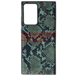 Husa TPU Leather Snake Samsung Galaxy Note 20 Ultra Green - Img 1
