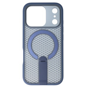 Husa TPU+PC 3D Grid Apple iPhone 17 Pro Blue