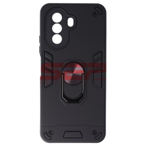 Husa TPU+PC Armor Ring Case Huawei nova Y70 / nova Y70 Plus Black