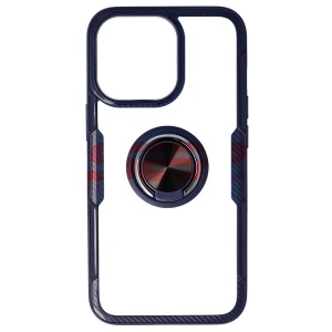 Husa TPU+PC Carbon Ring Case Apple iPhone 13 Pro Blue