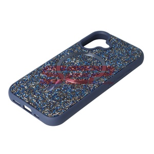 Husa TPU+PC Diamonds Magsafe Apple iPhone 16 Plus Navy - Img 2