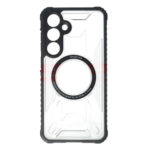 Husa TPU+PC Geometric Samsung Galaxy S24 FE Black - Img 2