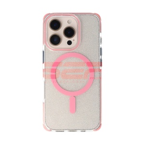 Husa TPU+PC Glow Apple iPhone 16 Pink - Img 1