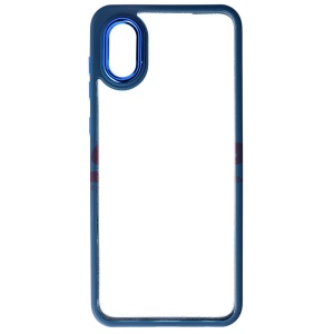 Husa TPU+PC Shell Clear Cover Samsung Galaxy A03 Core Blue - Img 2
