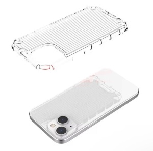 Husa TPU+PC Stripes Apple iPhone 11 Clear - Img 3