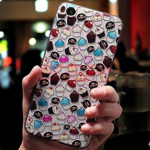 Husa TPU+PC UV Print 3D Apple iPhone 11 Pro Max Cupcakes - Img 2