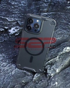 Husa TPU+PC Waves Apple iPhone 16 Pro Max Black - Img 4