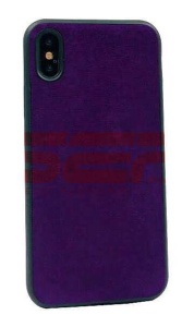 Husa TPU Velvet Apple iPhone X / XS Purple - Img 2