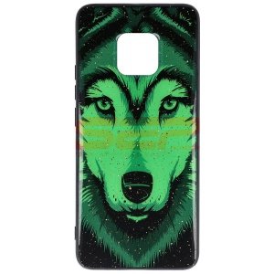 Husa UV Copy Glass Huawei Mate 20 Pro Wolf - Img 1