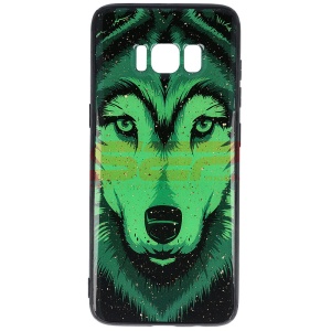 Husa UV Copy Glass Samsung Galaxy S8 Wolf - Img 1