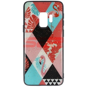 Husa UV Copy Glass Samsung Galaxy S9 Flamingo - Img 1