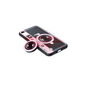 Husa Vintage Camera Apple iPhone 8 Plus Pink - Img 3