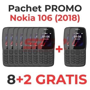 Pachet promo NOKIA 106(2018) 8 + 2 GRATUIT !!!