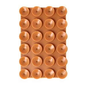 Pad silicon pentru telefon mobil Rectangle Brown